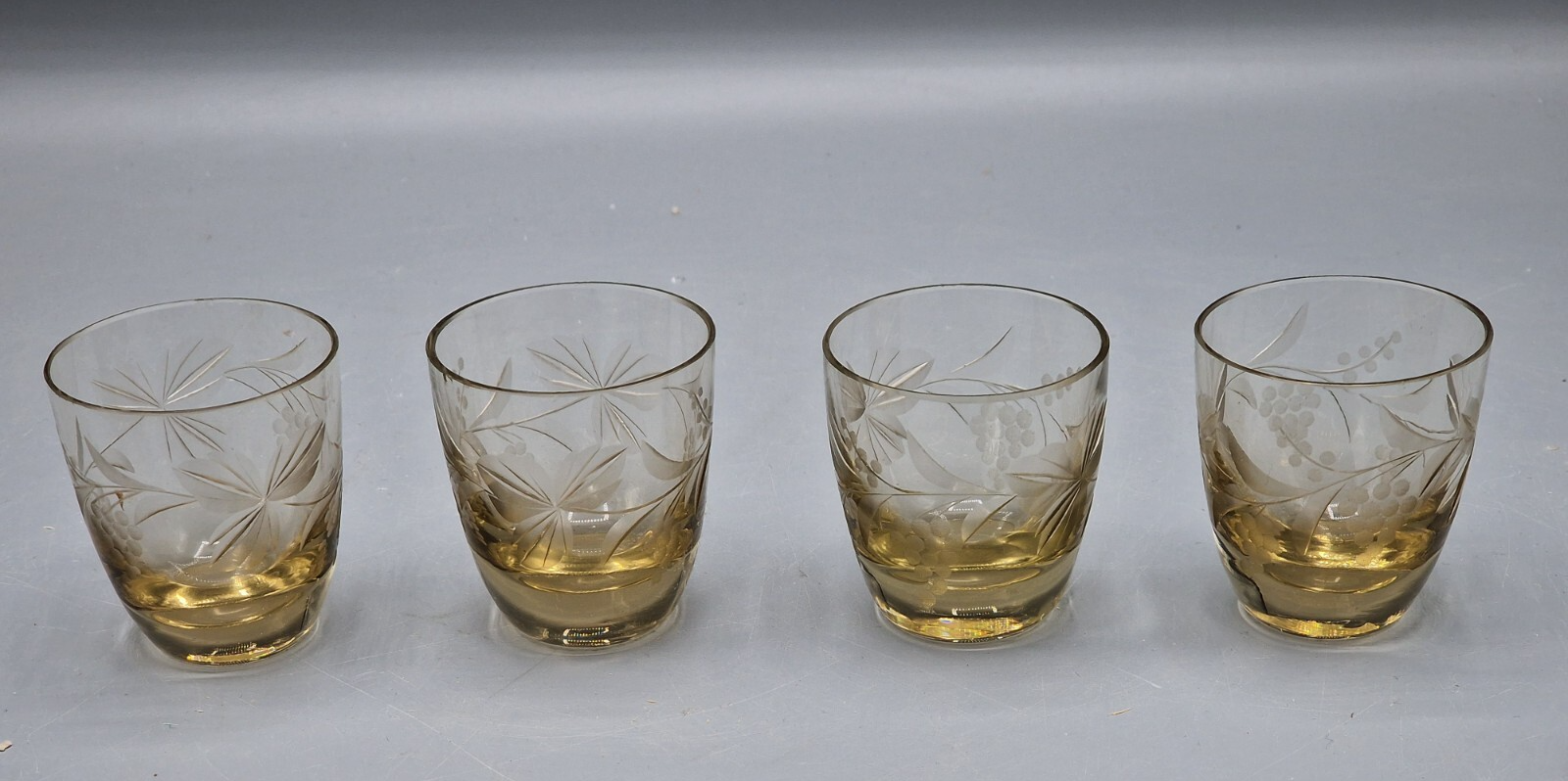 4x Schnapsglas, Antiquität, Sammler